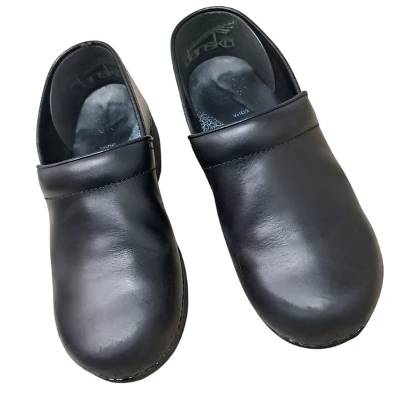 Dansko Black Professional Slip-On Clogs Size 40 Wide EU - Picture 5 of 16